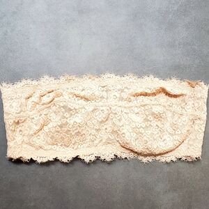 Aerie Lace Underwire Strapless Bra 36C